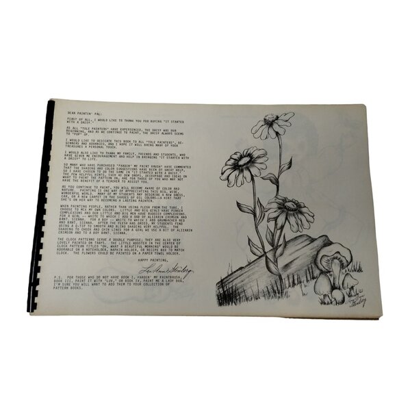 Paintin Pal Tole Painting Craft Pattern Art Book By Louise Hendry - Picture 1 of 4